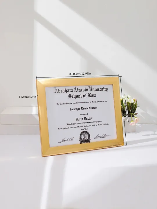 Diploma%20Frame%208.5x11%20Certificate%20File%20Display%20Stand%20PVC%20Picture%20frame%20-%20Image%206