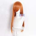 Women Long Bangs 60cm Universal Long Straight Multicolor Modeling Practice Hand Heat Resistant Synthetic Hair Cosplay Wigs.