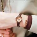 LABAOLI Leather Women Watches Creative Dial Rose Gold Women Bracelet Watches For Ladies Wrist Watches Quartz High Quality 2023. 
