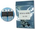 A Class TRIAC BTA16-600B BTA16 16A 600V Thysitor Isolated Bidirectional SCR Transistor THT Package TO-220 Transistors Electrical Circuitry & Parts. 