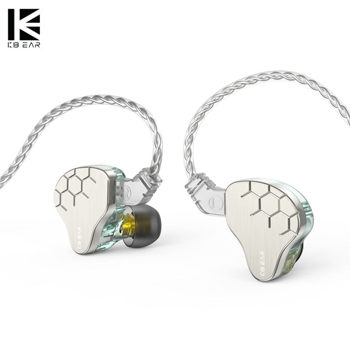 KBEAR Lark Hybrid 1DD+1BA Driver KS1 Headset HiFI Earphone Cable Headphone Music Sport In Ear Monitor Wired Headset Earbuds IEMs