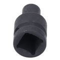 Square Tap Socket 1/2 Drive Tap Socket Cr Molybdenum Steel High Strength for Electric Pneumatic or Hand Wrench. 