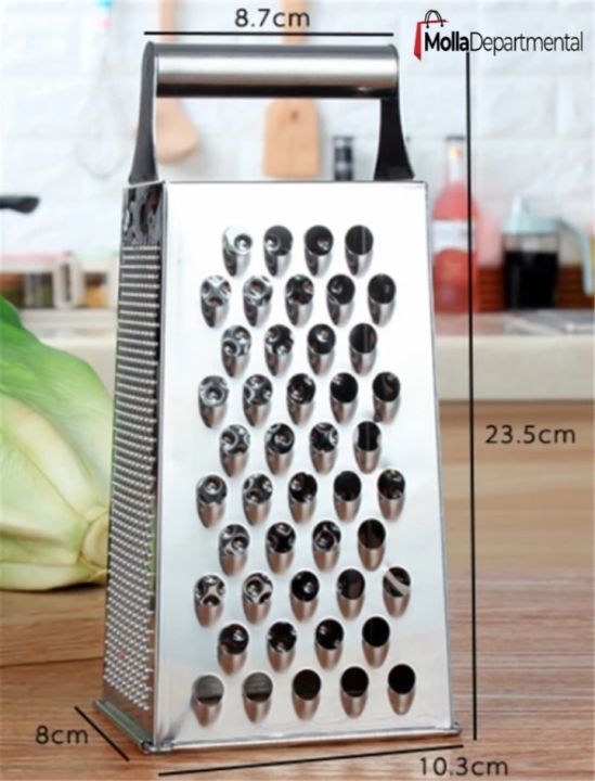 stainless%20steel%20box%20tapered%20grated%204%20sided%20fruit%20grater%20-%20Image%207