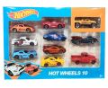 10 Pcs Hot Wheels Car Gift Pack. 