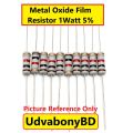 25Pcs- Resistor 1M Ohm 1W 5% Metal Oxide Film Resistor High Quality. 