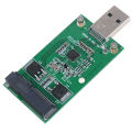 1Pc Mini USB 3.0 to PCIE mSATA External SSD PCBA Conveter Adapter Card Tetuo.