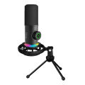 Fifine K658 USB RGB Dynamic Microphone for PC/Mac/Mobile (Official Product).