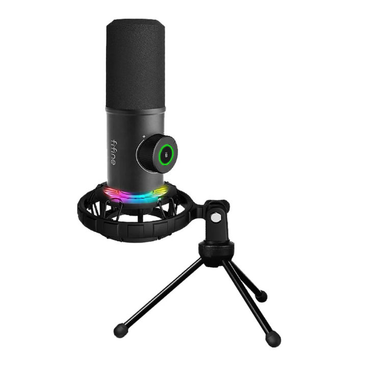 Fifine%20K658%20USB%20RGB%20Dynamic%20Microphone%20for%20PC/Mac/Mobile%20(Official%20Product)%20-%20Image%202
