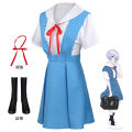 New Century Gospel Warrior cosplay Ayanami Akira coswear anime clothing. 