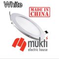 Imported China 3 Watt Round Flat Panel White Conceal Down led lights Recessed False Ceiling 3W. 