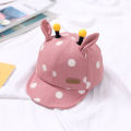 Cute Cartoon Baby Baseball Caps with Ears Sweet Dot Baby Boys Girls Hat Cap Spring Summer Outdoor Toddler Kids Sun Hats. 