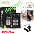 Dexe Black Hair Shampoo for Men and Womens 250 ml Box (10 packets).