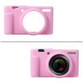 Camera Case Protector ZV-1F ZV-1 II ZV-1M2, Silicone Camera Protective Cover Pink.