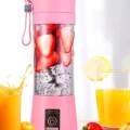Portable Electric Blender 380ML Smart Home Fruit Juicer Machine Vegetable Juice Mixer USB Rechargeable Food Processor Cup. 