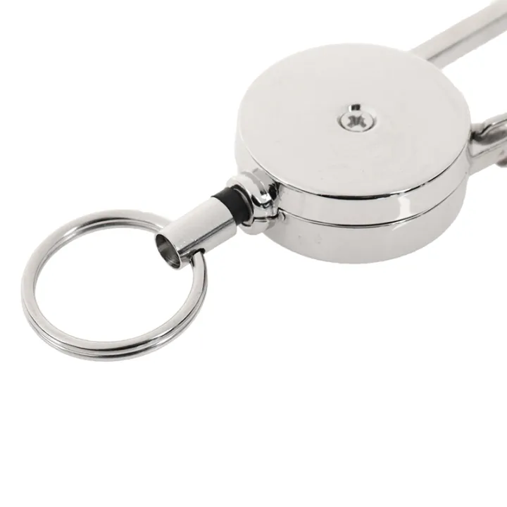 1pc%20Retractable%20Pull%20Key%20Ring%20Chain%20Clip%20Carabiner%20Holder%20Recoil%20Extends%20To%2050cm%20-%20Image%207