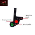 3 in 1 motorcycle 7/8'' 22mm Universal  Handlebar Headlight horn Turn Signal Indicator Light Control ON/OFF Button Switches. 