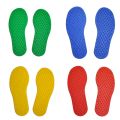 8 Pairs Hands and Feet Game 4 Color s for Game Props for Children. 