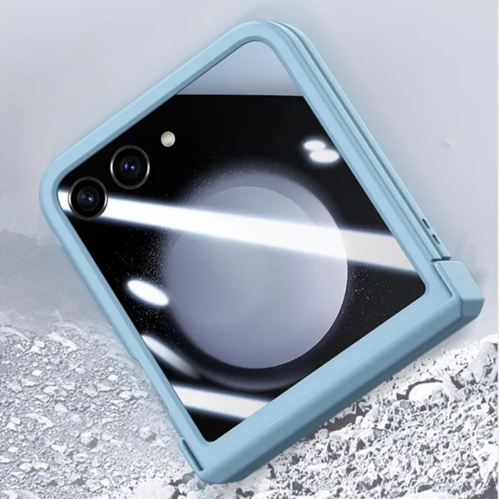 HOCE%20For%20ZFlip5%203in1%20Hinge%20Full%20Screen%20Film%20Phone%20Case%20for%20Samsung%20Galaxy%20Z%20Flip%206%20Z%20Flip%205%205G%20flip5%20Cases%20Shockproof%20Protection%20Cover%20Casing%20-%20Image%204