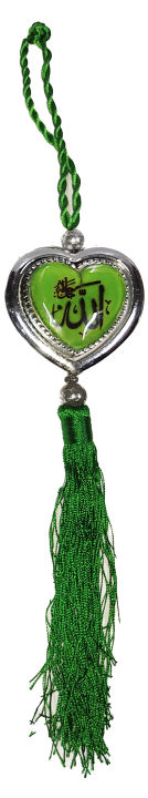 Car%20Hanging%20Du%20ah%20With%20%20Interior%20Rear%20view%20Mirror%20Decoration%20Heart%20shape-Green%20-%20Image%206