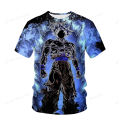Dragon Ball Z Children's T-shirt Tops Vegeta Men Cartoon Hip Hop Goku Fashion Harajuku Style Short Sleeve T-shirts New Anime.