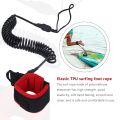 10.6Ft Ankle Leash Surfing Coiled Tpu Paddle Board Foot Leg Rope.