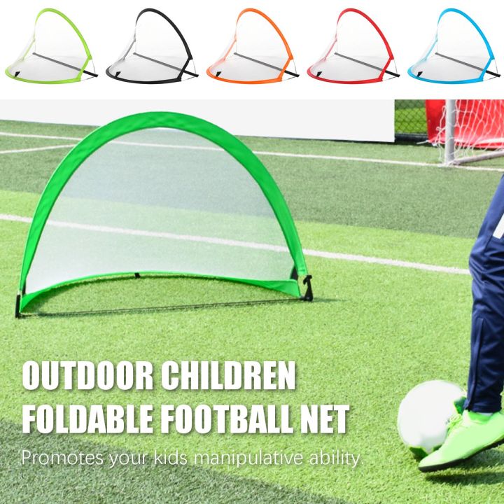 【Mary DAI Store】Outdoor Children Goal Net Foldable Kids Soccer Training - Yellow