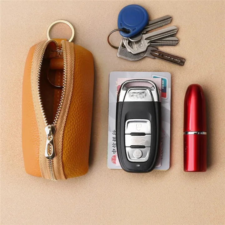 PU%20Key%20Bag%20Mini%20Size%20Car%20Key%20Holder%20Leather%20Key%20Pouch%20for%20Women'S%20Accessory%20Car%20Accessory%20Key%20Organization%20Travel%20Essential%20Gift%20Item%20-%20Image%202