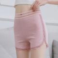 pants women's summer anti-walking plus size outside wearing safety pants, fat mm leggings, lace thin loose three-point shorts.