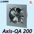 Wall Type Ventilation Fan For Kitchen/Warehouse - Blauberg - Germany - Axis-QA 200 (Dia: 8") Low Noise Wall Mounted Exhaust/Supply Fan. 
