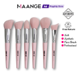 MAANGE 6 Pcs Makeup Brushes Set Foundation Blush Powder Concealer Blending Make Up Brush.