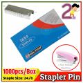 2 pcs Helicon Staples 24/6 stapler pins size 27mm 1000pcs /box School ...