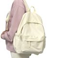 orean ersion of Insta dating soft girl schoolbag, campus bapa, Japanese arajuku ch antique style solid color bapa. 