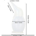 Silicone Baby Nasal Aspirator Penguin Appearance Transparent Reusable Baby Nose Cleaner Baby Nose Sucker. 