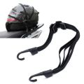 High-Strength Retractable Helmet Rope Highly Elastic Motorcycle Luggage Binding Cord Rubber Strap Rope Universal Motor Bike Helmet Carrying Rope with 2 Hook.
