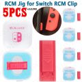 1-5PCS RCM Jig Tool for Nintendo Switch Short Connector with Clear Case for Recovery Mode Electronic Machine Accessories. 