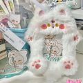 Cute Card Cover Cartoon Plush Photocard Holder Card Sleeve ID Card Cover Bear Bus Card Holder Photo Protective Case Idol Photo Sleeve Student.