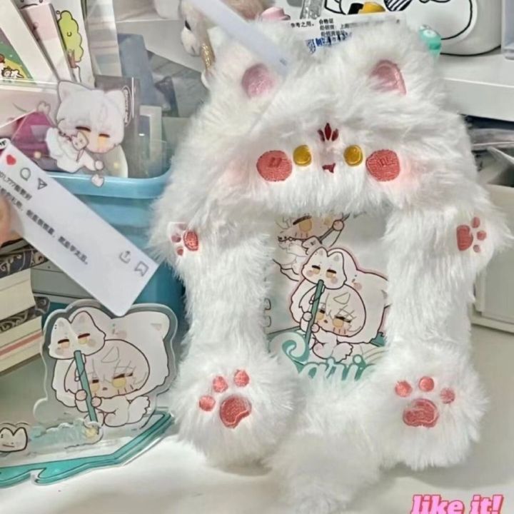 Cute Card Cover Cartoon Plush Photocard Holder Card Sleeve ID Card Cover Bear Bus Card Holder Photo Protective Case Idol Photo Sleeve Student