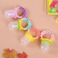 Cute Cartoon Baby Fruit Feeder Soft Silicone Pacifier Children Fresh Food Nibbler Supplementary Food Feeder. 