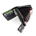Premium Unisex Wallet with Dual Snap Button – Stylish & Compact Card Holder for Men & Women.
