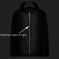 Women Men Summer Outdoor Jacket Running Camping Hiking Bike Sport Sun-Protect Ultralight Waterproof Luminous Rain Coat.