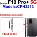 Power Volume Side Button Flex Cable For OPPO F19 F19 Pro Plus F19S On OFF Power Volume Up Down Side Key Replacement. 