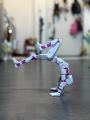 Articulated 3D Printed Dummy Figure | Fully Poseable Robot Mannequin | Desk Toy, Stop Motion Figure, Drawing Reference Model | Mechanical Human Action Figure for Artists, Creators & Collectors. 