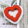 Rose Heart Silicone Sugarcraft Mold Resin Tools Cupcake Baking Mould Fondant Cake Decorating Tools.