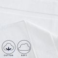 Pearl Linens 100% Cotton Bath Mat – 20x30 Inch, Soft & Absorbent, Quick Dry, 687 GSM, Machine Washable, White Bathroom Mats for Shower & Tub. 