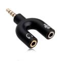 U-Shape Converter- 3.5mm Audio Splitter For Headphone and Microphone. 