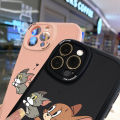 Hontinga for Vivo Y15A Y15S Y01 Back Cover PU Leather Cute Phone Case Soft Silicone Edge Mobile Cover.