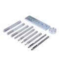 11pc Leather Craft Tool 633 201 655 831 Die Hole Punch Snap Rivet Fastener Set DIY Leather Tool.