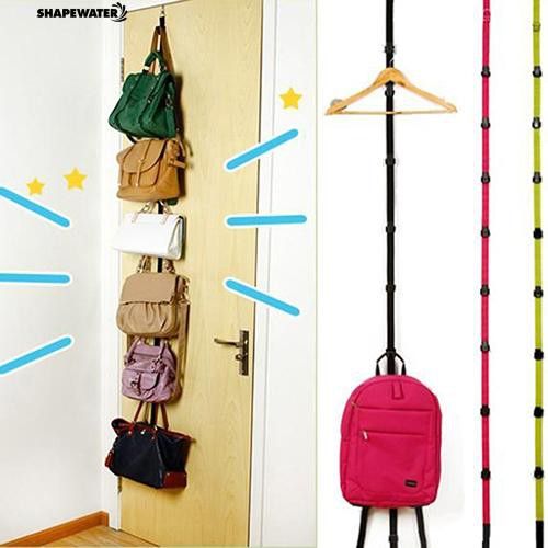 Over Door Straps Hanger Hat Bag Coat Clothes Rack