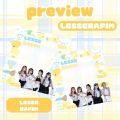 50Pcs/Set Kpop LESSERAFIM Post It Notes New Album KIM CHAEWON SAKURA Photocards Card Poster Sticker Group Fans Gifts.