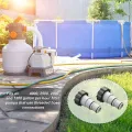 Hose Drain Plug Connector Adapter Kit Pool Drain Hose Adapter Kit 1.5 Inch to 1.25 Inch Hose Adapter Kit Hose Adapter Kit for Intex. 